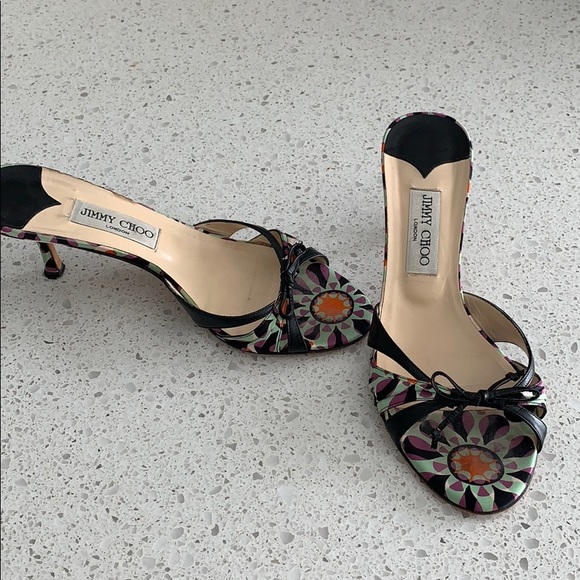 Jimmy Choo low heel slides - Picture 1 of 2